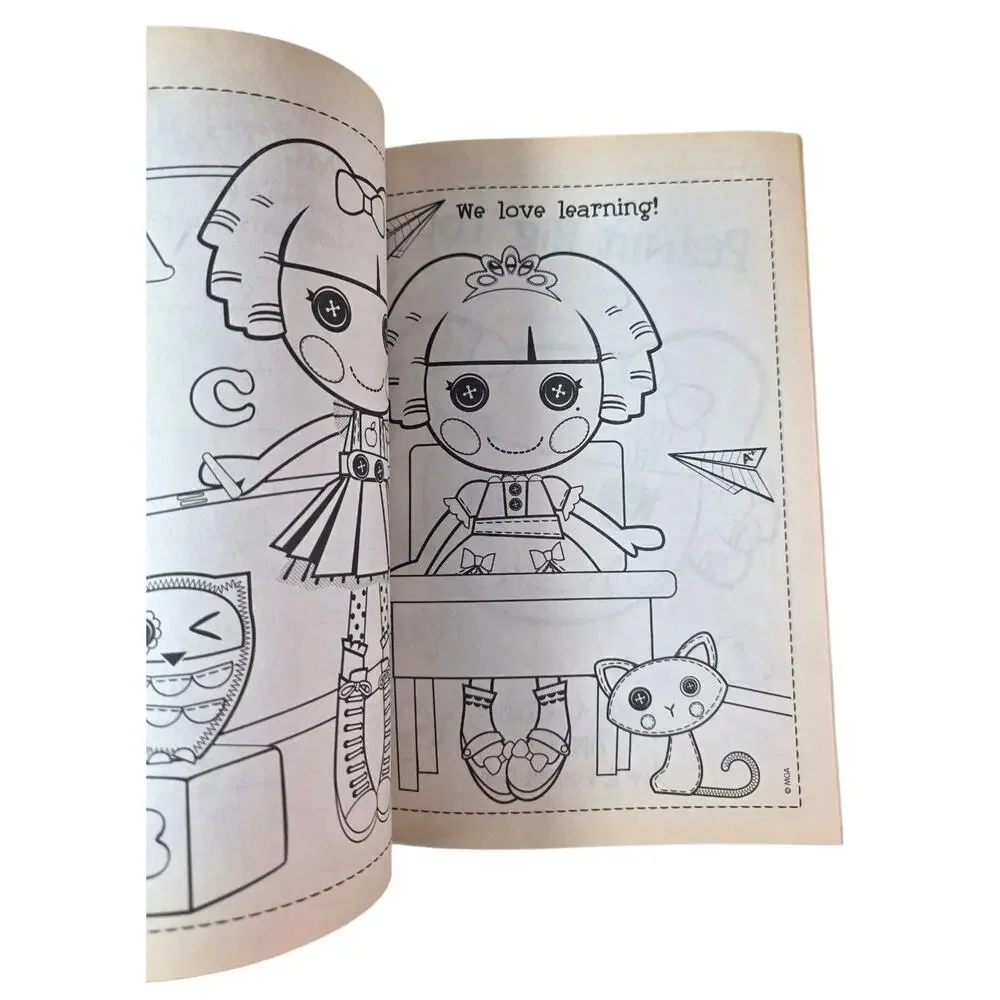 Lalaloopsy Lalaoopsies Giant Coloring And Activity Book Uncolored Read* Vintage